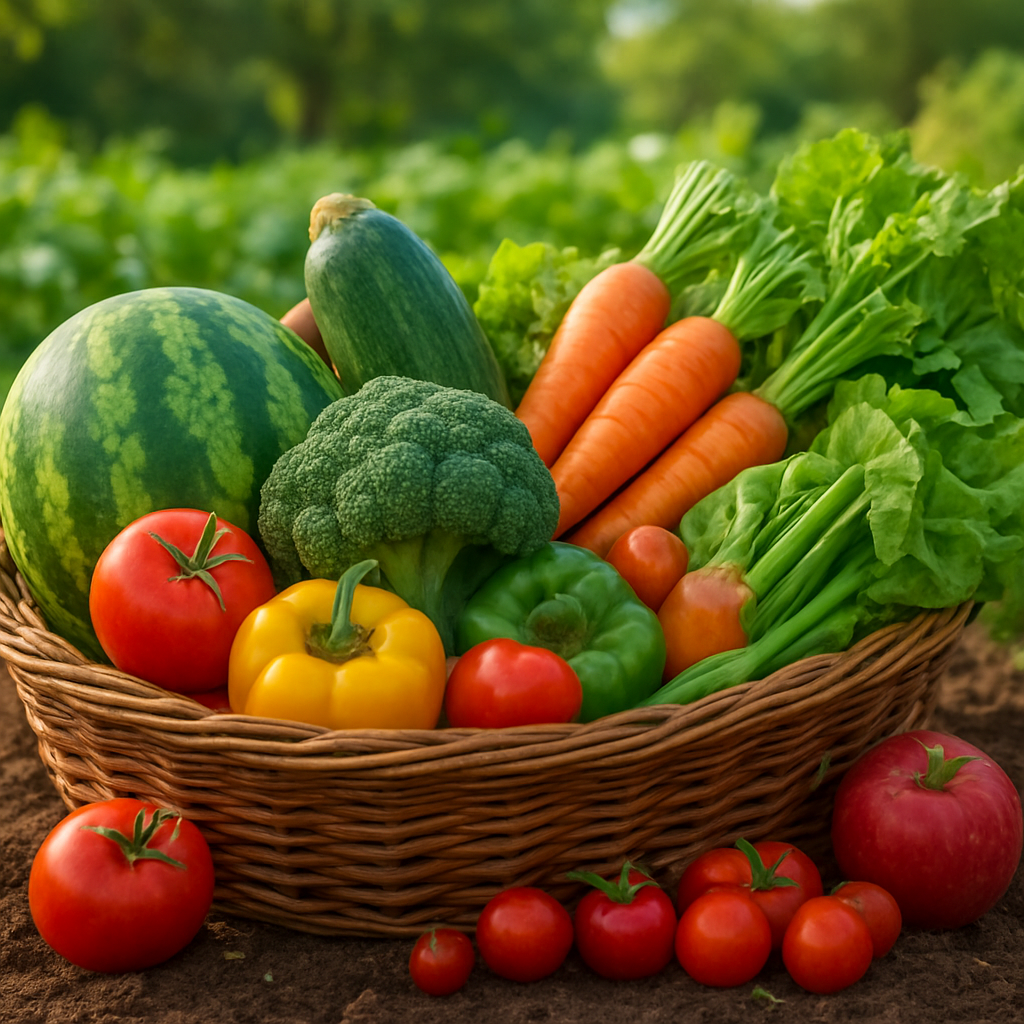 Fresh organic produce